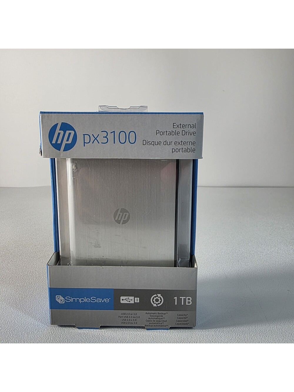 HP SimpleSave px3100 1TB External Hard Drive NEW